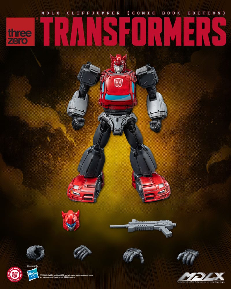 ThreeZero Transformers Cliffjumper MDLX Comic Book Edition Actionfigur