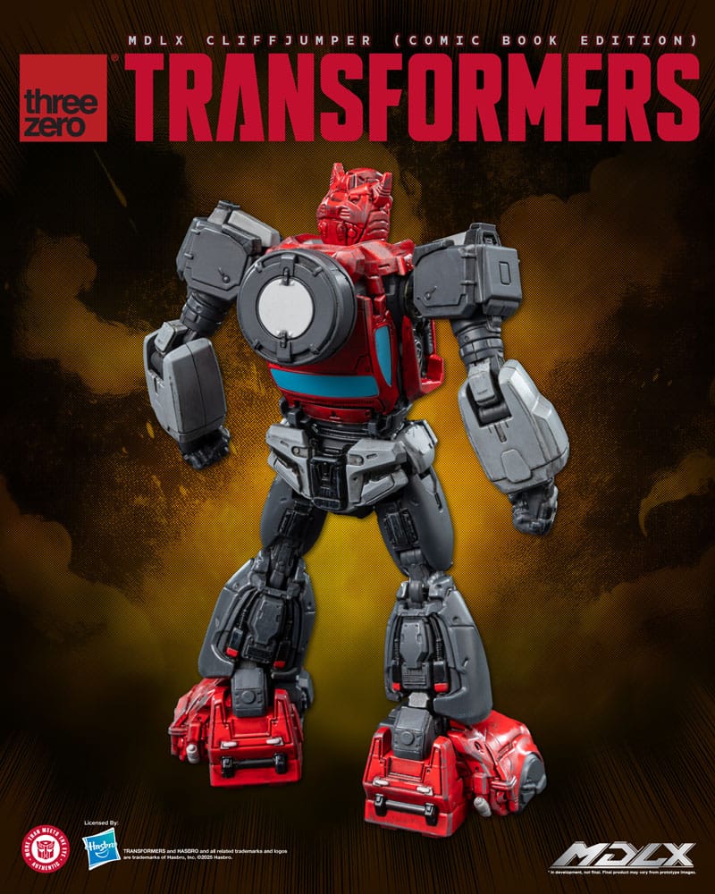 ThreeZero Transformers Cliffjumper MDLX Comic Book Edition Actionfigur