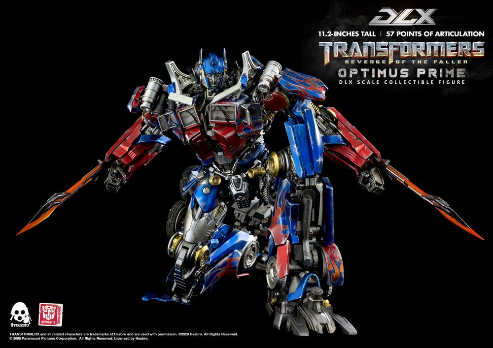 ThreeZero Transformers Die Rache Optimus Prime DLX 1/6 Actionfigur