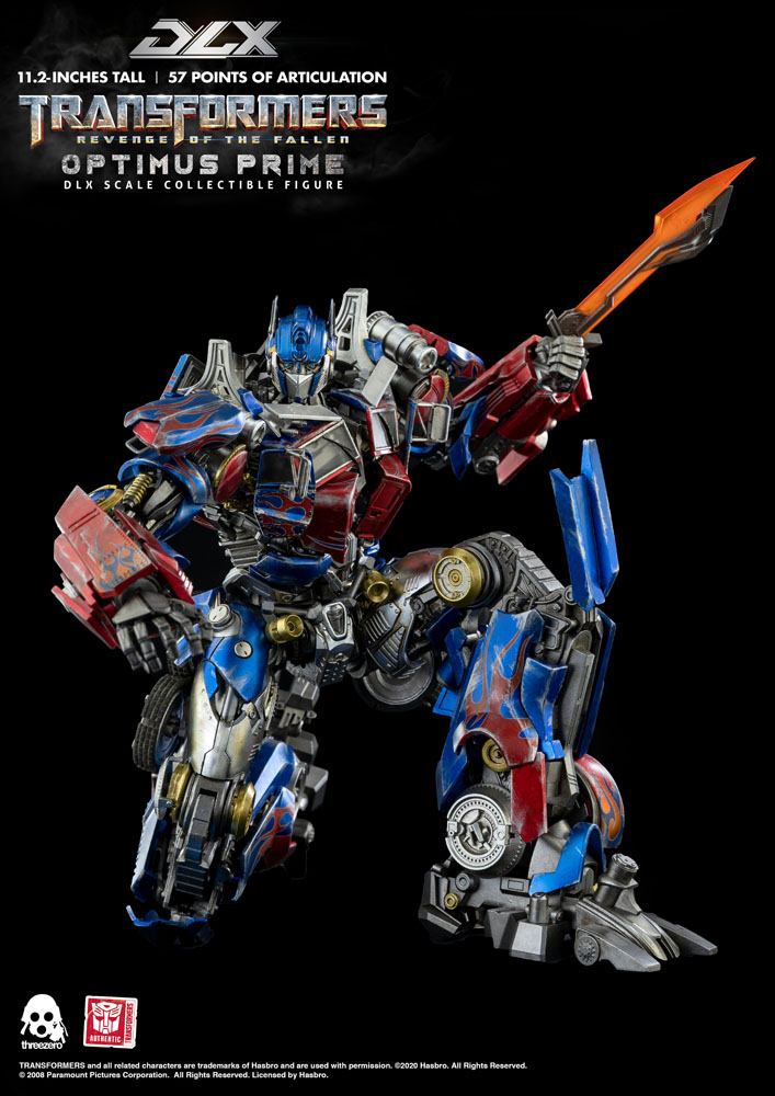 ThreeZero Transformers Die Rache Optimus Prime DLX 1/6 Actionfigur