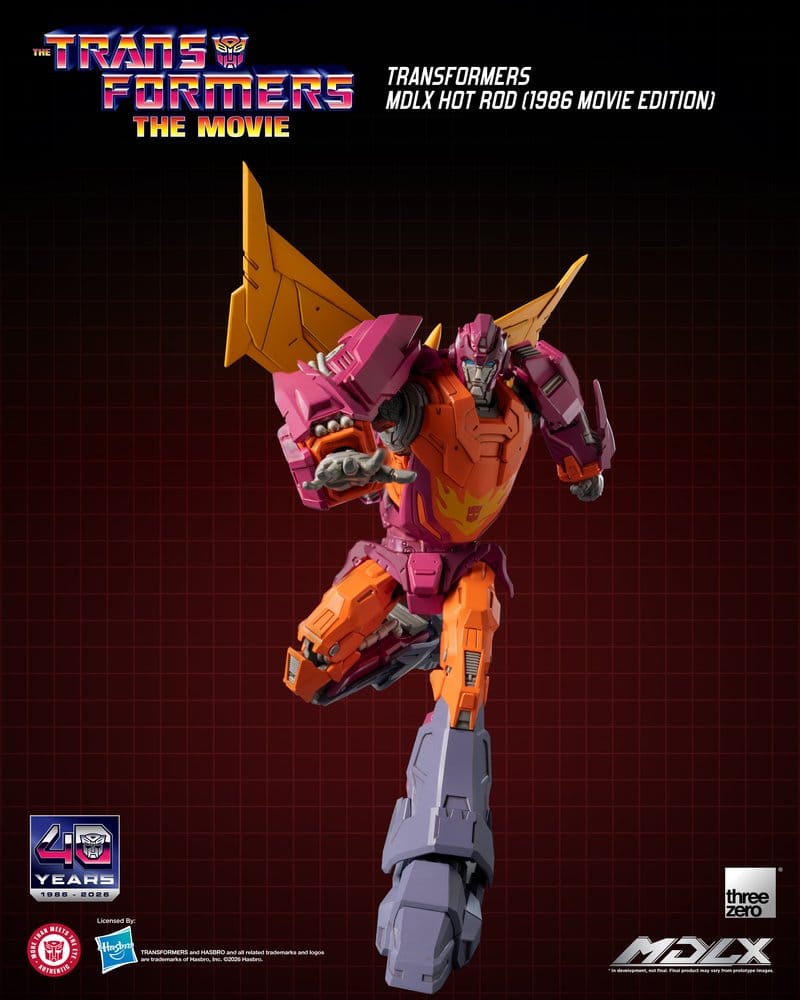 ThreeZero Transformers Hot Rod (1986 Movie Edition) MDLX Actionfigur