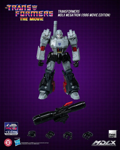 ThreeZero Transformers MDLX Megatron 1986 Movie Edition Actionfigur