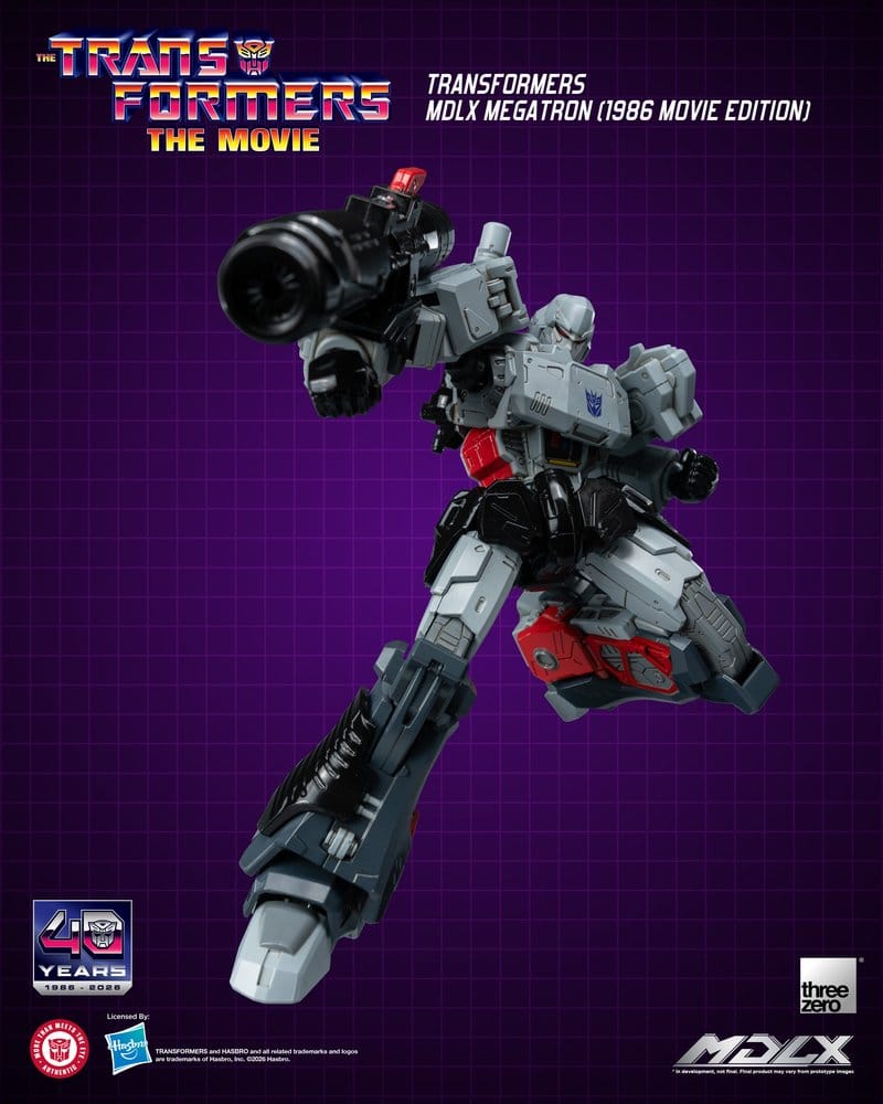 ThreeZero Transformers MDLX Megatron 1986 Movie Edition Actionfigur