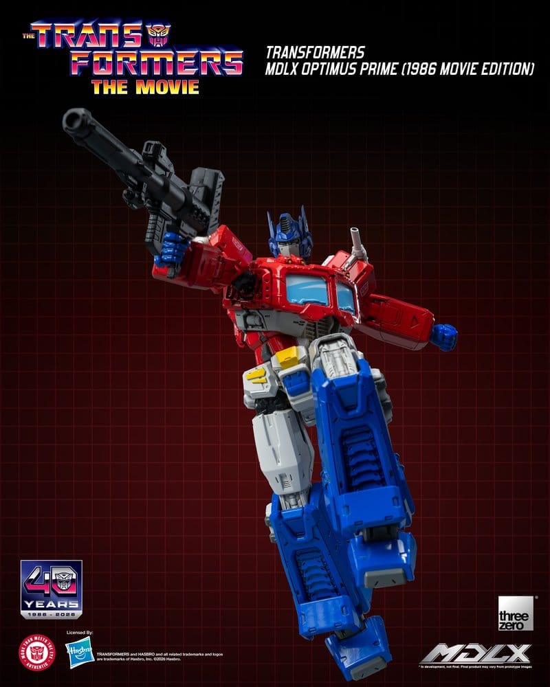 ThreeZero Transformers MDLX Optimus Prime 1986 Movie Edition Actionfigur