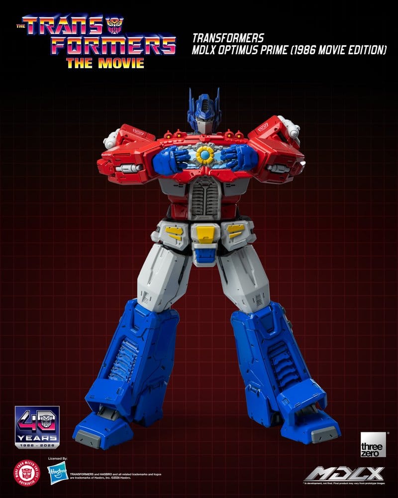 ThreeZero Transformers MDLX Optimus Prime 1986 Movie Edition Actionfigur