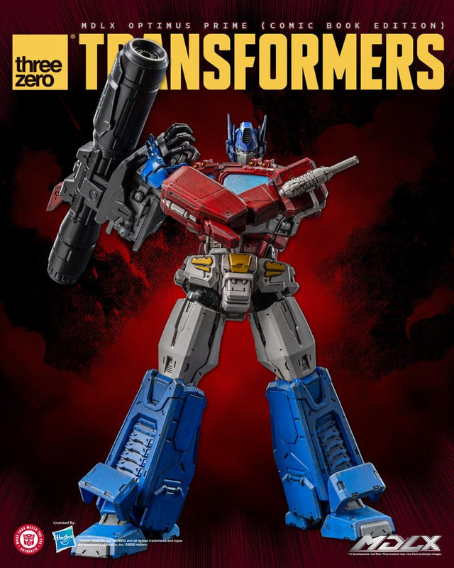 ThreeZero Transformers Optimus Prime MDLX Comic Book Edition Actionfigur