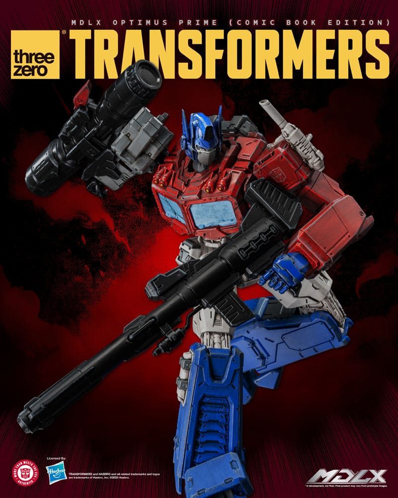 ThreeZero Transformers Optimus Prime MDLX Comic Book Edition Actionfigur