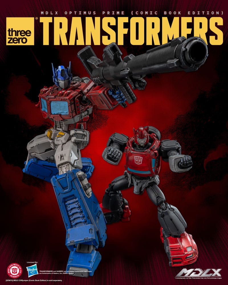 ThreeZero Transformers Optimus Prime MDLX Comic Book Edition Actionfigur