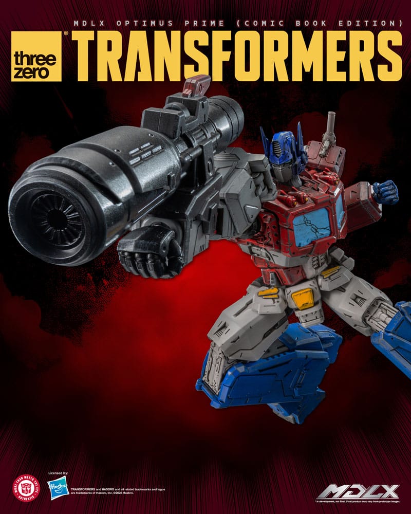 ThreeZero Transformers Optimus Prime MDLX Comic Book Edition Actionfigur