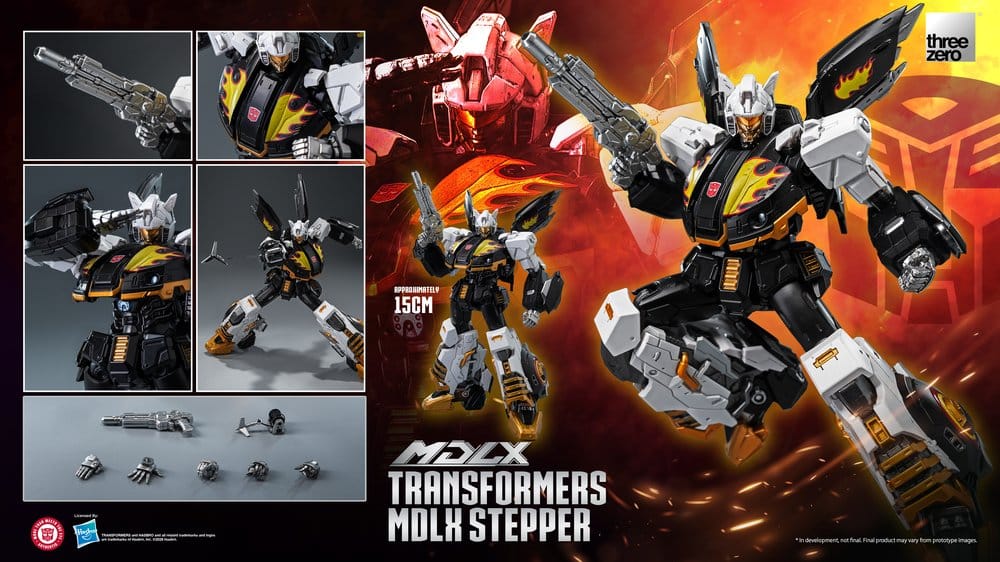 ThreeZero Transformers Stepper MDLX Actionfigur