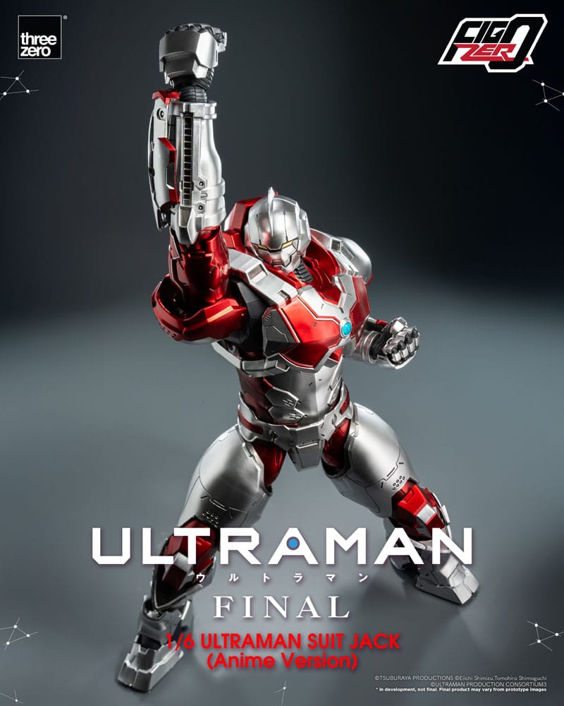 ThreeZero Ultraman Final Jack Ultraman Suit Anime Version FigZero 1/6 Actionfigur