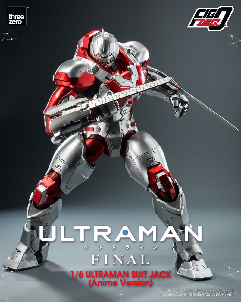 ThreeZero Ultraman Final Jack Ultraman Suit Anime Version FigZero 1/6 Actionfigur