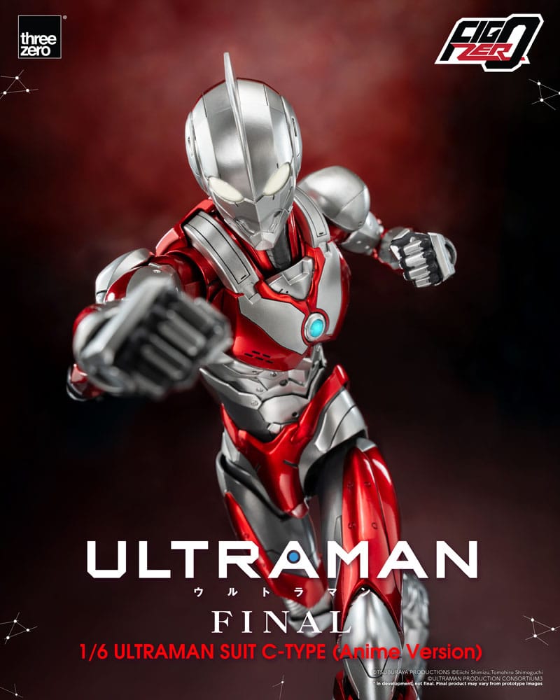 ThreeZero Ultraman Suit C-Type (Anime Version) FigZero 1/6 Actionfigur