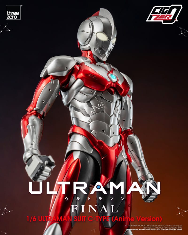 ThreeZero Ultraman Suit C-Type (Anime Version) FigZero 1/6 Actionfigur