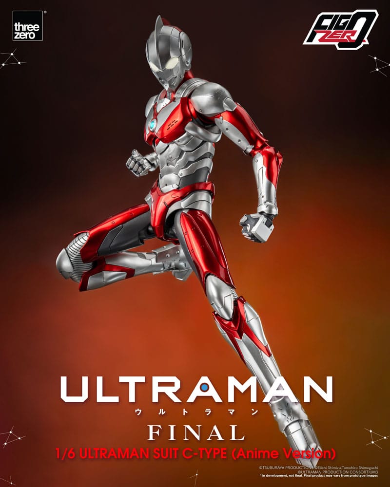 ThreeZero Ultraman Suit C-Type (Anime Version) FigZero 1/6 Actionfigur