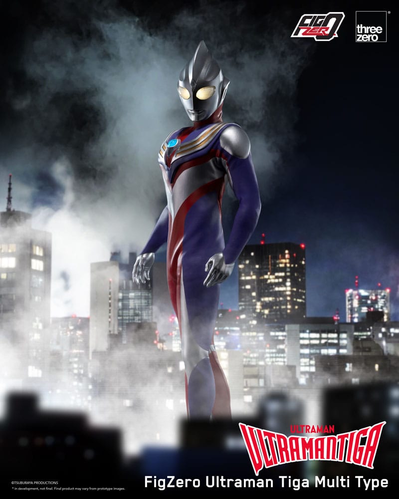 ThreeZero Ultraman Tiga Ultraman Tiga Multi Type FigZero 1/6 Actionfigur