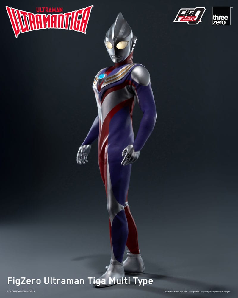 ThreeZero Ultraman Tiga Ultraman Tiga Multi Type FigZero 1/6 Actionfigur