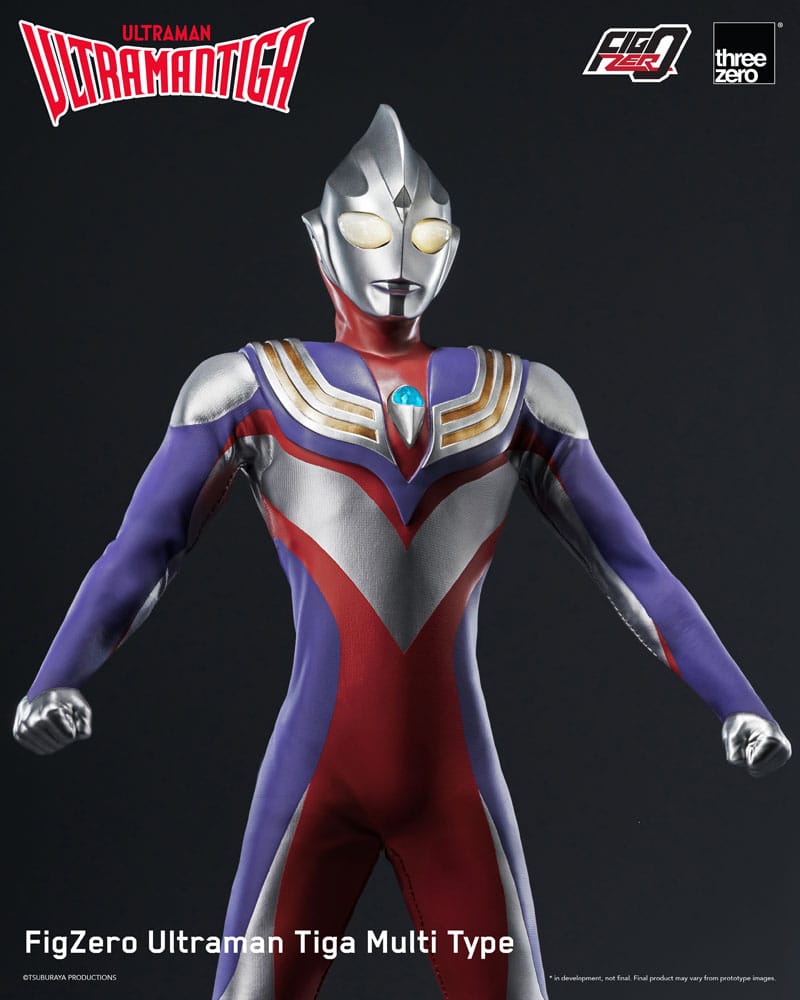 ThreeZero Ultraman Tiga Ultraman Tiga Multi Type FigZero 1/6 Actionfigur