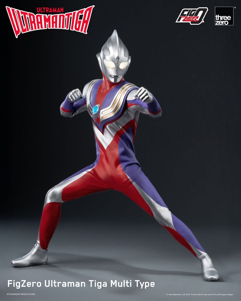 ThreeZero Ultraman Tiga Ultraman Tiga Multi Type FigZero 1/6 Actionfigur