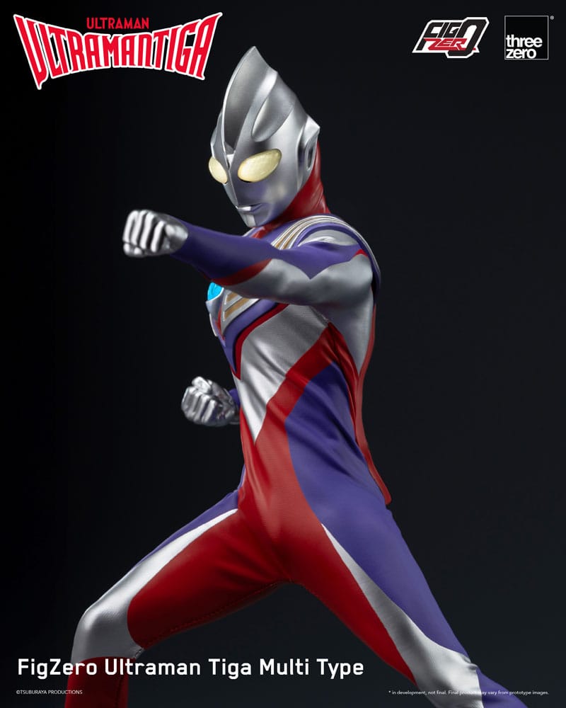 ThreeZero Ultraman Tiga Ultraman Tiga Multi Type FigZero 1/6 Actionfigur