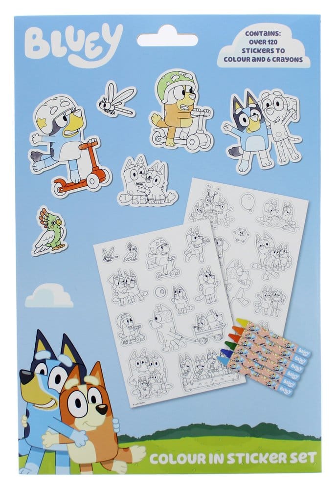 Thumbs Up Bluey Sticker-Malset