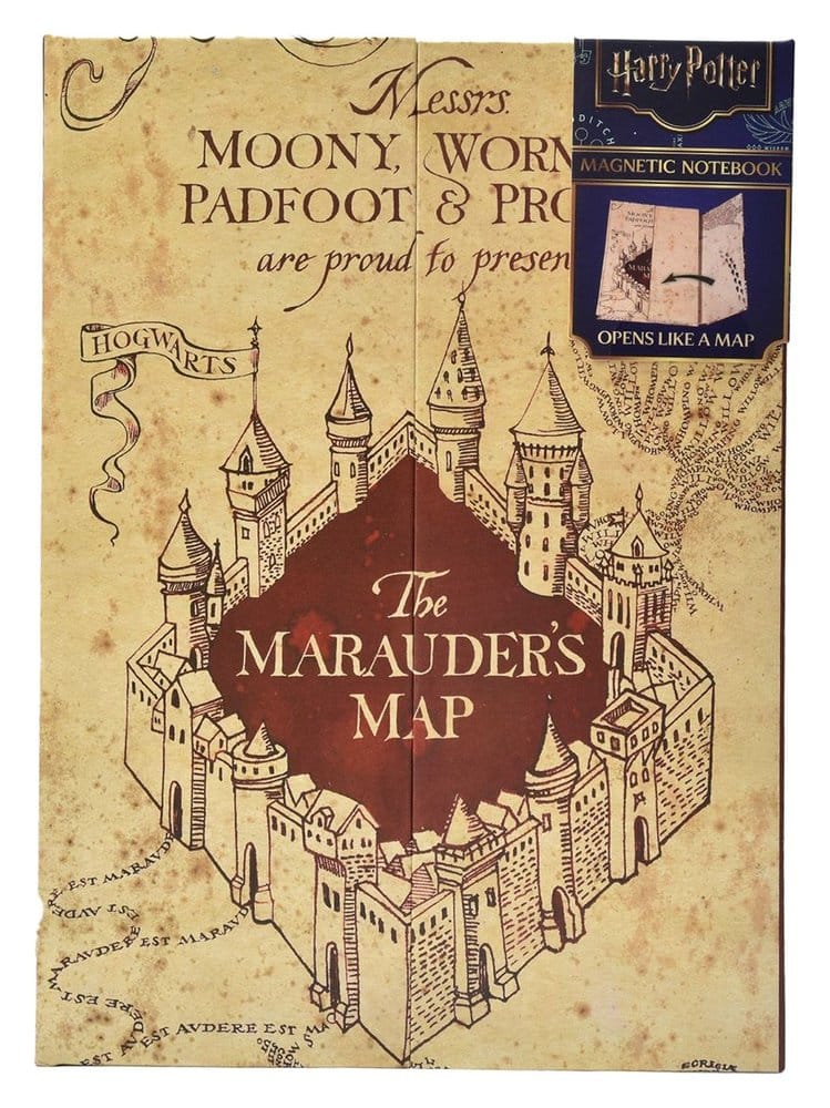Thumbs Up Harry Potter Karte des Rumtreibers Notizbuch A5