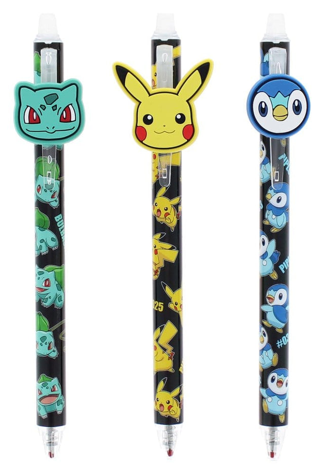 Thumbs Up Pokémon Löschbare Gelstifte 3er-Pack