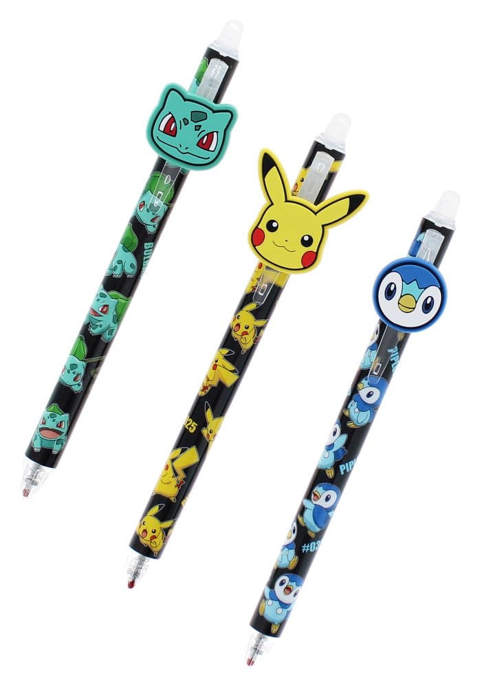 Thumbs Up Pokémon Löschbare Gelstifte 3er-Pack