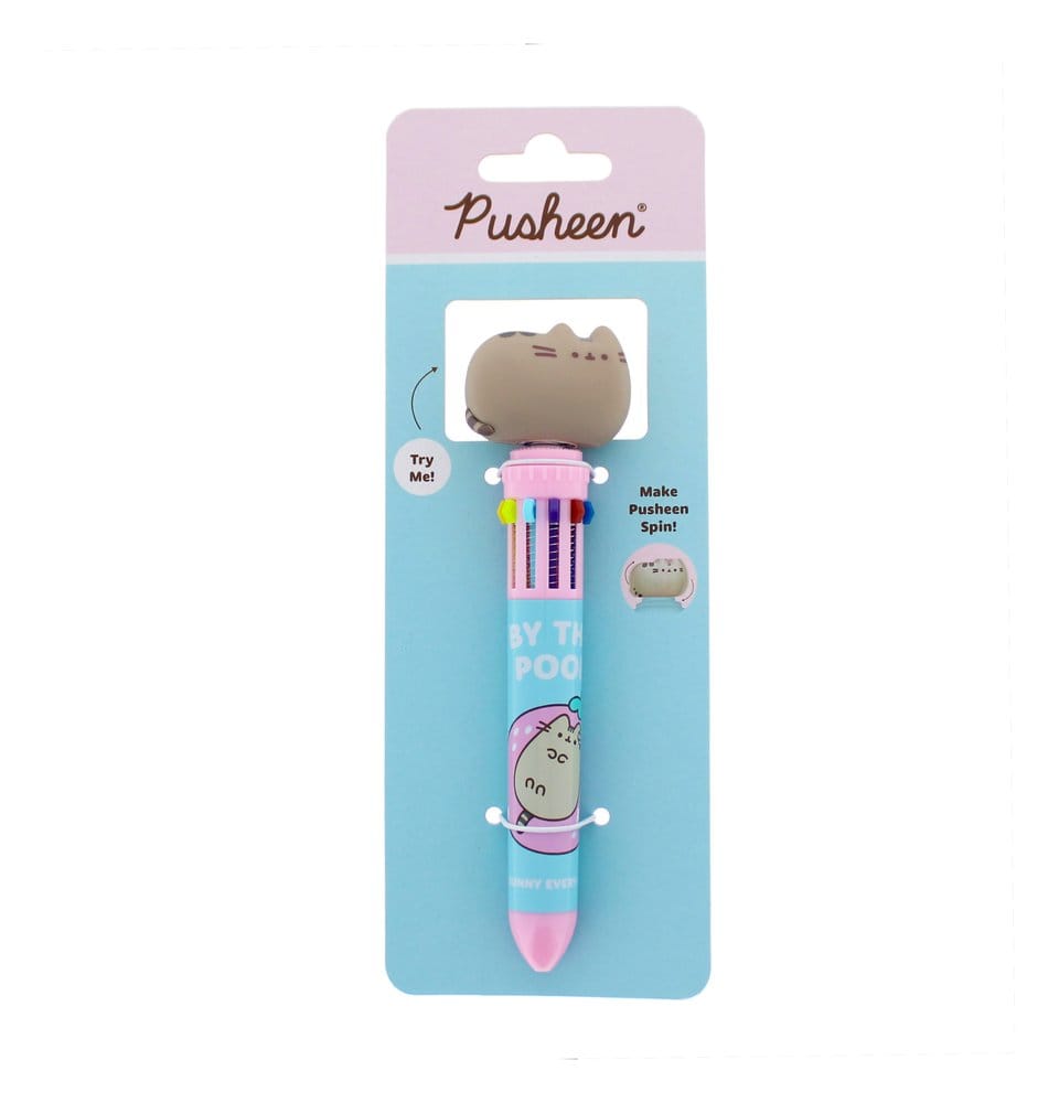 Thumbs Up Pusheen Spinny By The Pool Blau Mehrfarbiger Stift