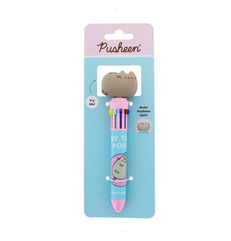 Thumbs Up Pusheen Spinny By The Pool Blau Mehrfarbiger Stift