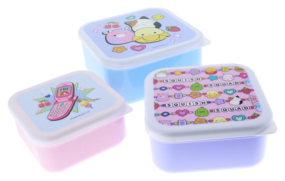 Thumbs Up Squishmallows Snackboxen 3er-Pack