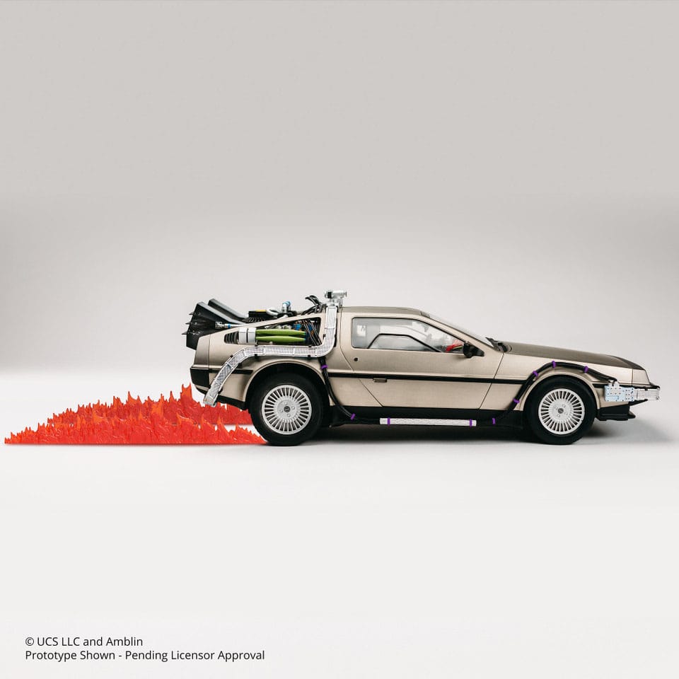 Tomy Zurück in die Zukunft DeLorean 45 cm Diecast Modell - Beschädigte Verpackung