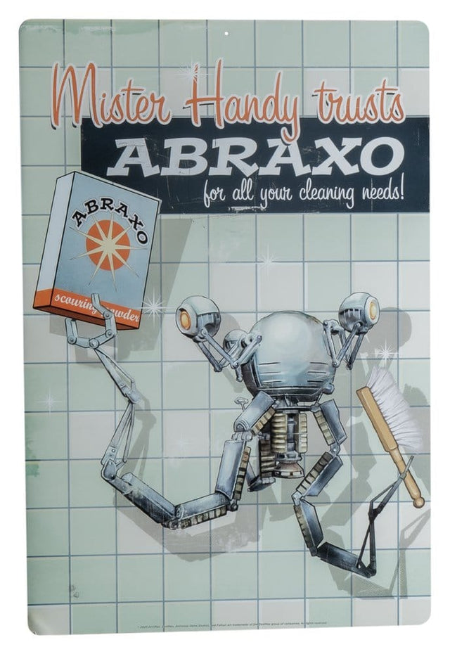Trick Or Treat Studios Fallout Mr. Handy Metallschild