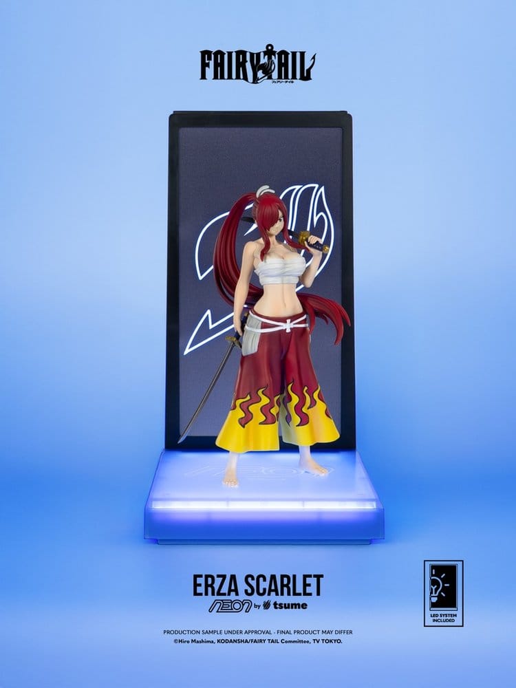 Tsume Fairy Tail Erza Scarlet Neon 1/9 Figur