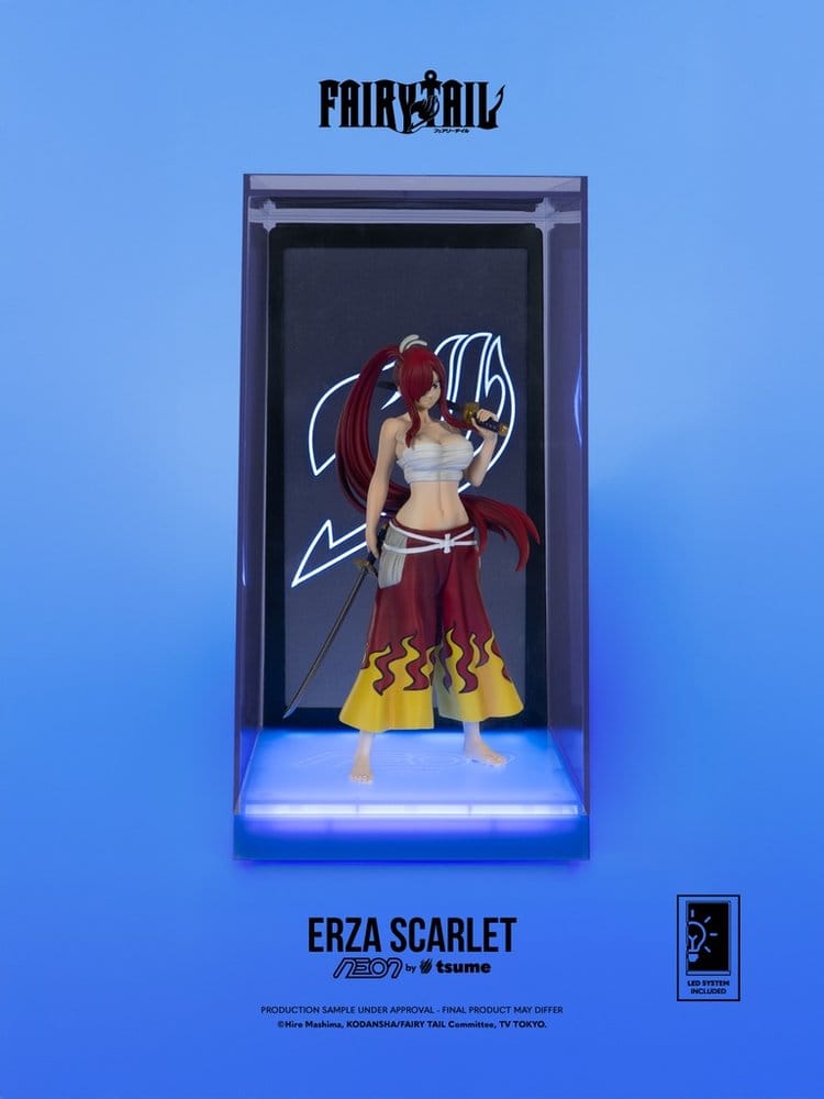 Tsume Fairy Tail Erza Scarlet Neon 1/9 Figur