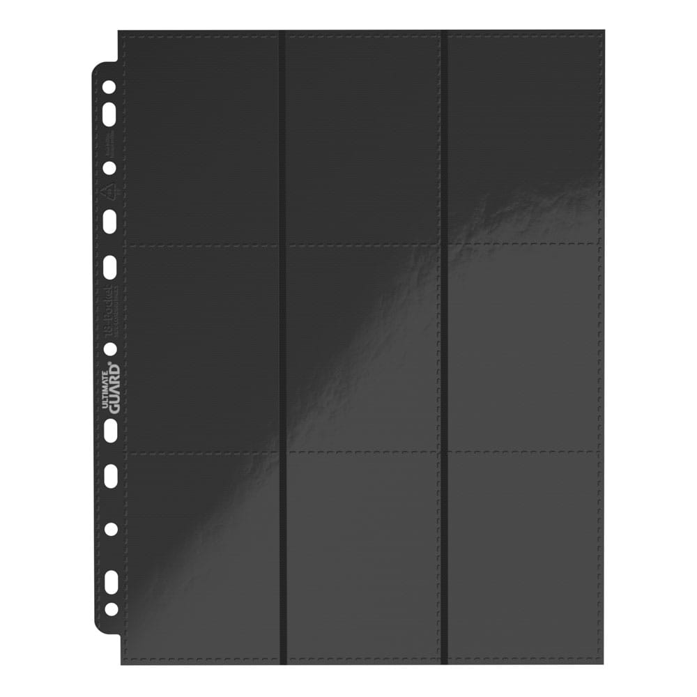 Ultimate Guard Ultimate Guard 18-Pocket Pages Side-Loading (10) - Black