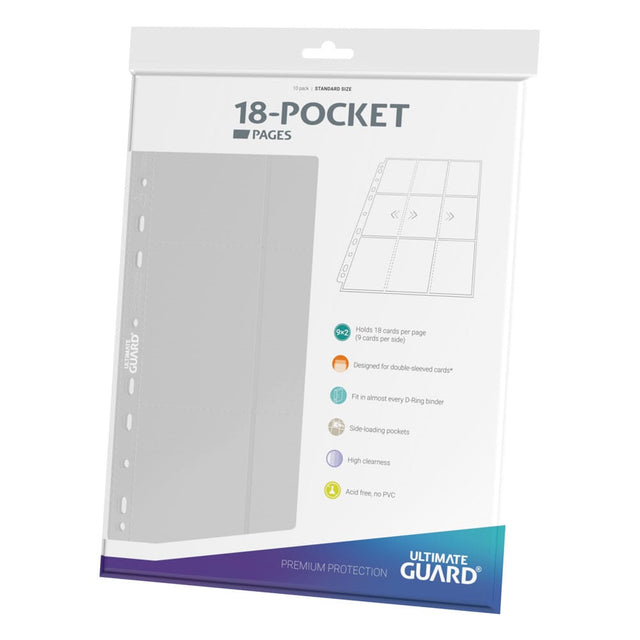 Ultimate Guard Ultimate Guard 18-Pocket Pages Side-Loading (10) - White