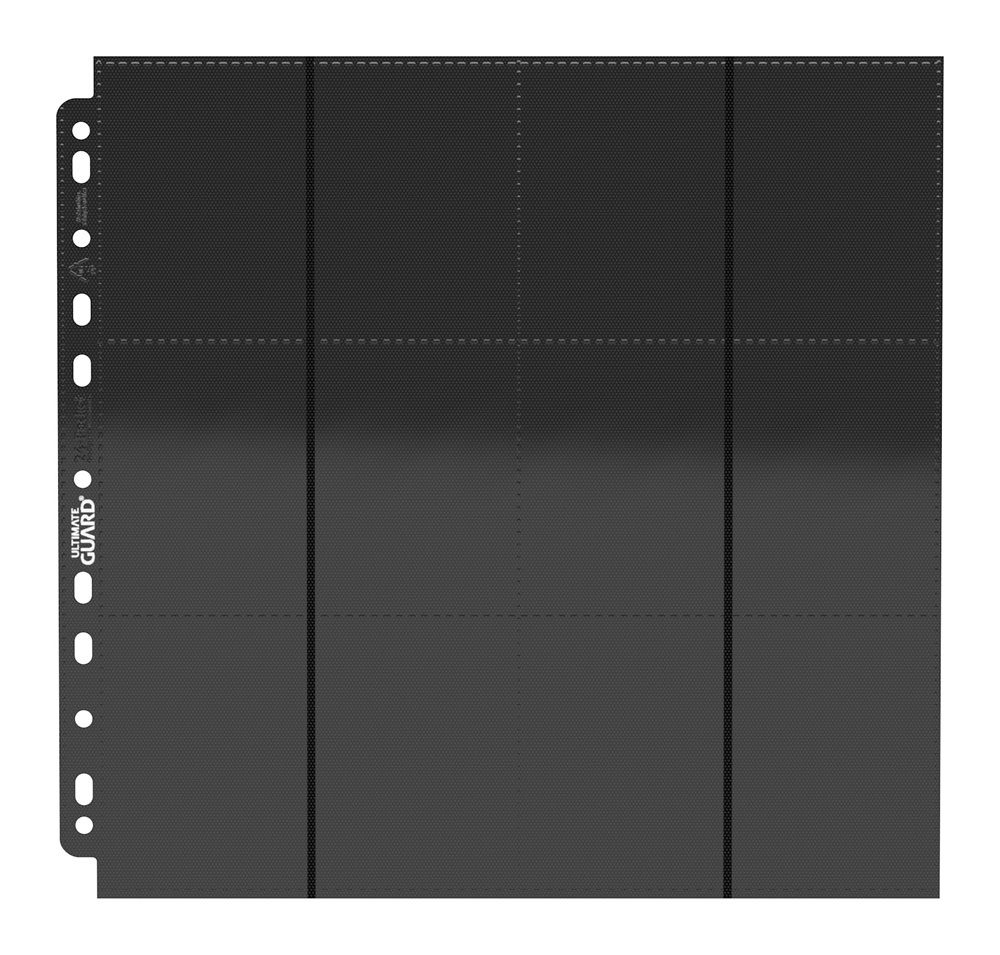 Ultimate Guard Ultimate Guard 24-Pocket QuadRow Pages Side-Loading (10) - Black
