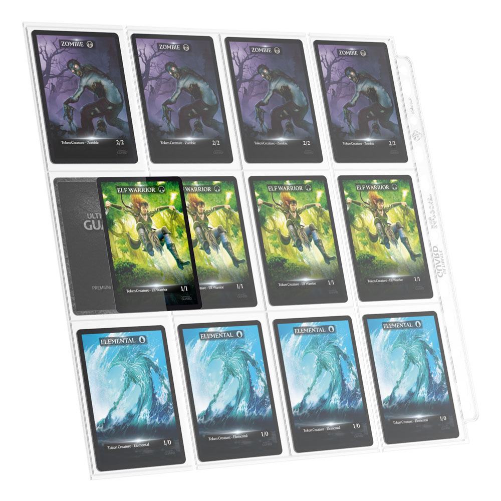 Ultimate Guard Ultimate Guard 24-Pocket QuadRow Pages Side-Loading (10) - Transparent