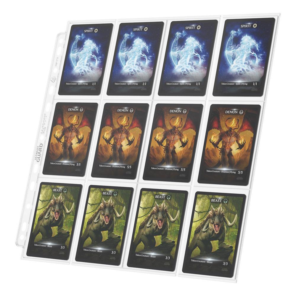 Ultimate Guard Ultimate Guard 24-Pocket QuadRow Pages Side-Loading (10) - Transparent