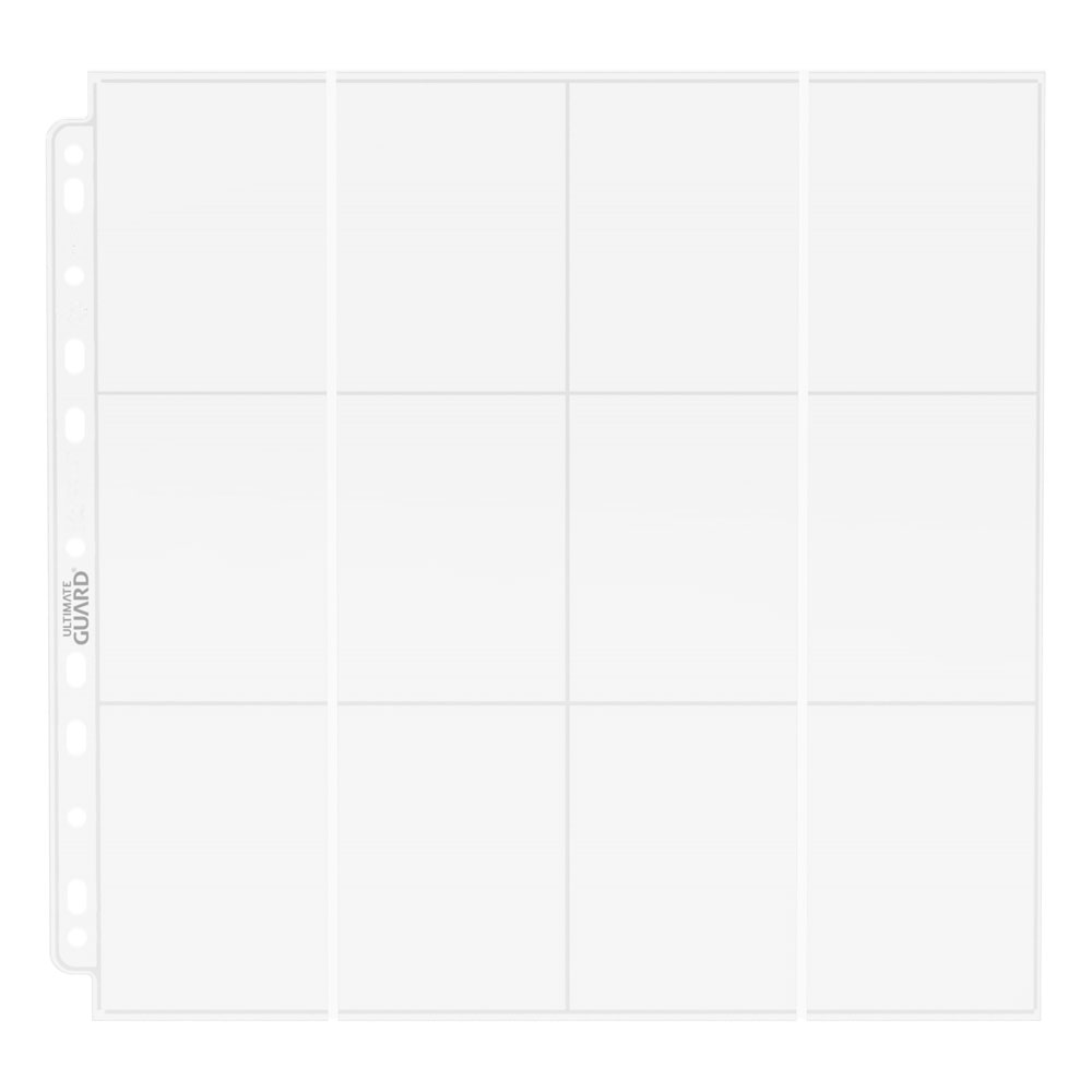 Ultimate Guard Ultimate Guard 24-Pocket QuadRow Pages Side-Loading (10) - Transparent