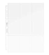 Ultimate Guard Ultimate Guard 9-Pocket Pages Top-Loading (100) - Transparent