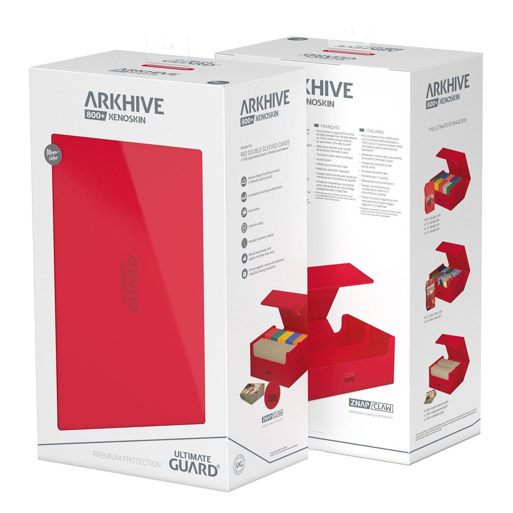 Ultimate Guard Ultimate Guard Arkhive 800+ XenoSkin Monocolor Rot