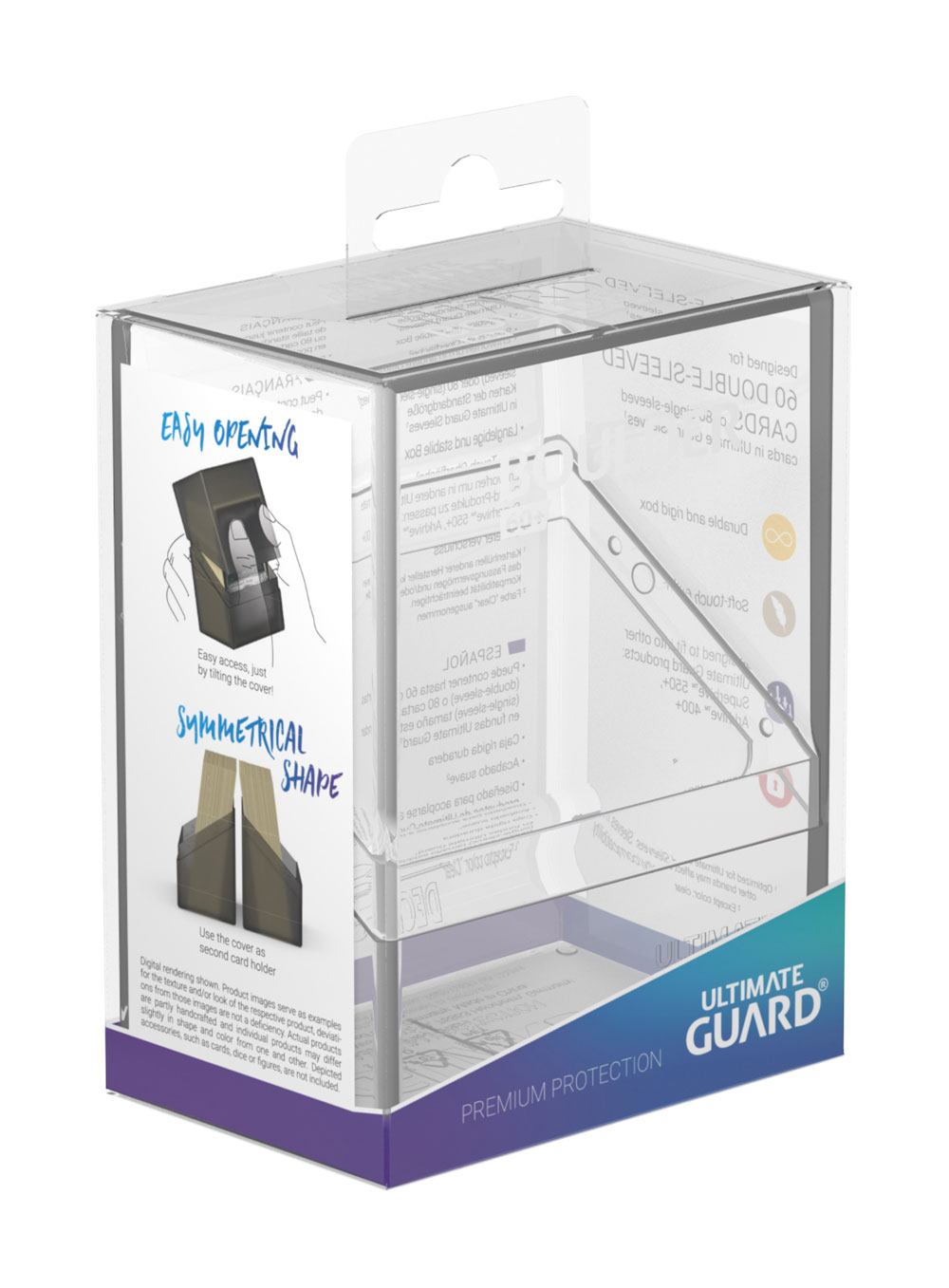 Ultimate Guard Ultimate Guard Boulder 60+ - Clear
