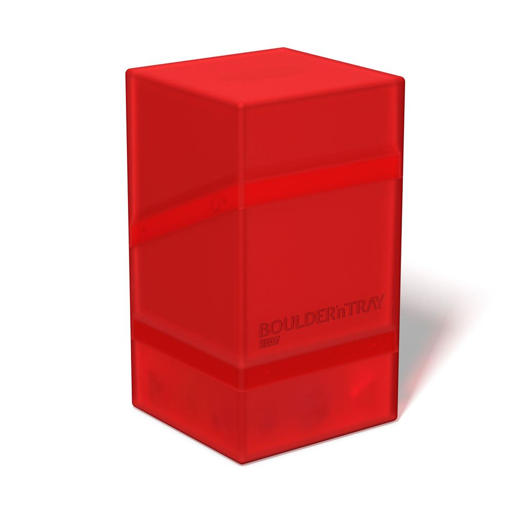 Ultimate Guard Ultimate Guard Boulder'n'Tray 100+ - Ruby