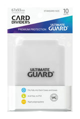 Ultimate Guard Ultimate Guard Card Dividers Standard Size (10) - Transparent