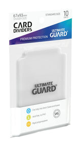 Ultimate Guard Ultimate Guard Card Dividers Standard Size (10) - Transparent