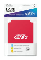 Ultimate Guard Ultimate Guard Card Dividers Standard Size (10) - Red