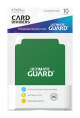 Ultimate Guard Ultimate Guard Card Dividers Standard Size (10) - Green