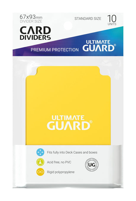 Ultimate Guard Ultimate Guard Card Dividers Standard Size (10) - Yellow